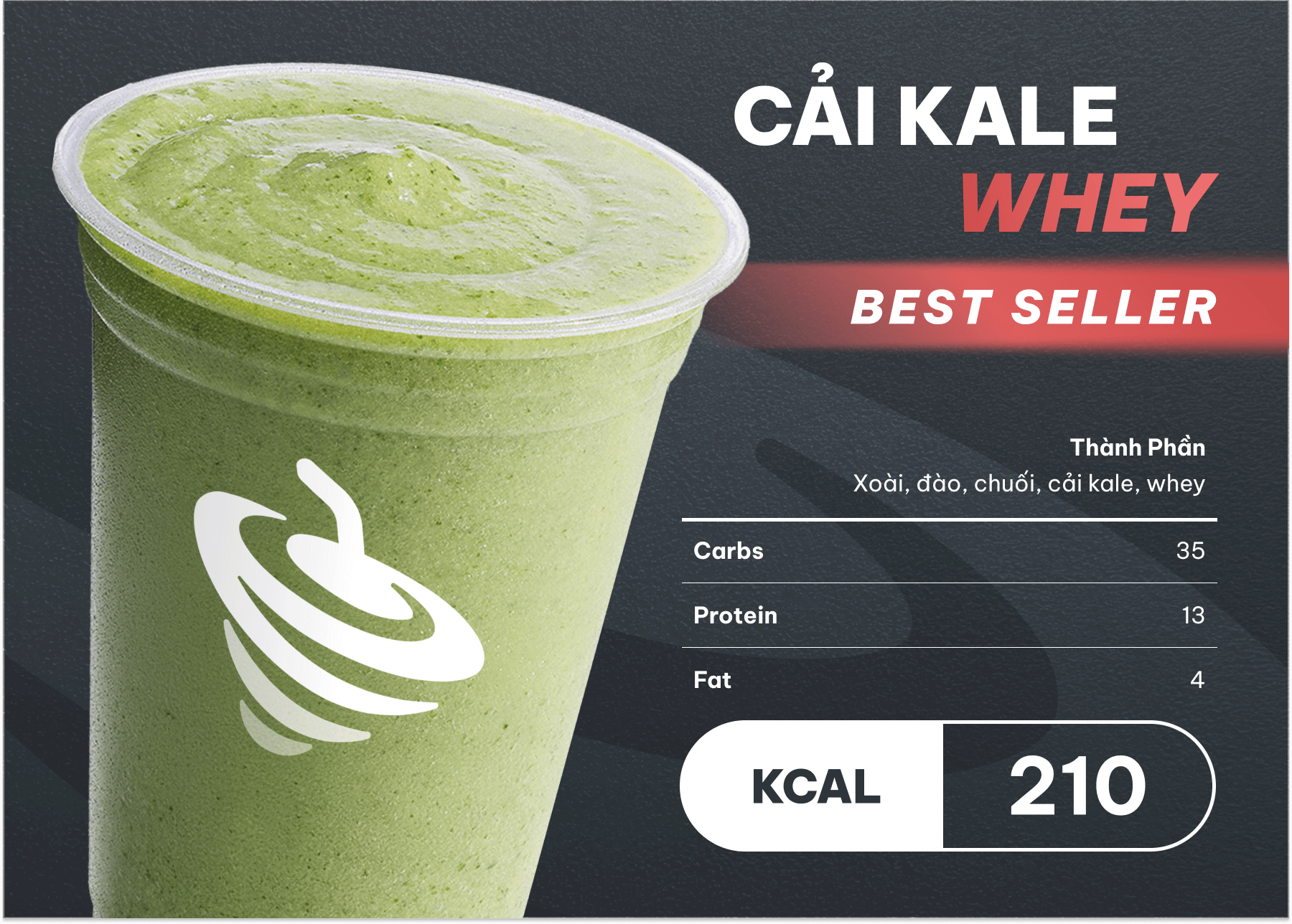 Cải Kale Whey Isolate