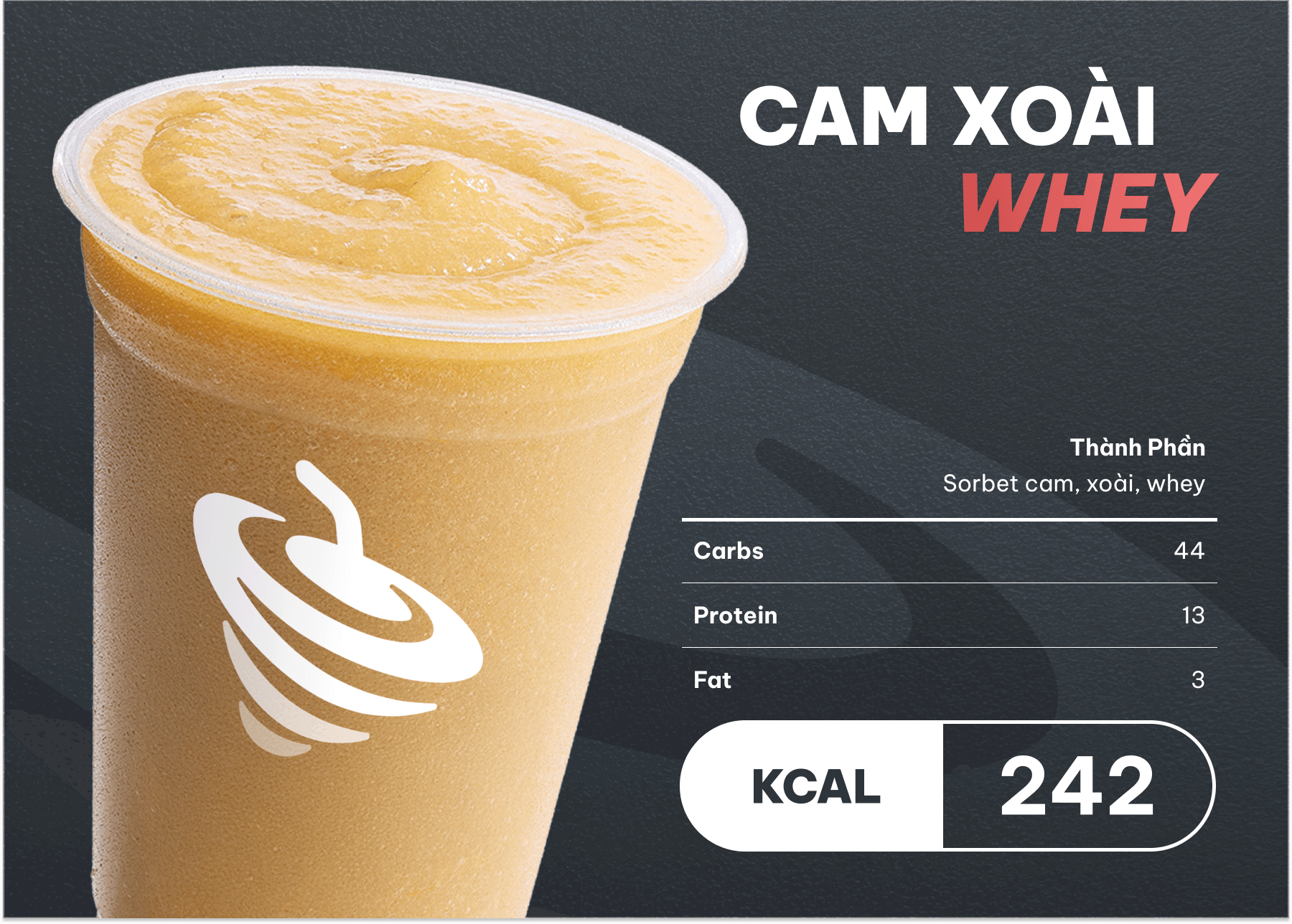 Cam Xoài Whey Isolate