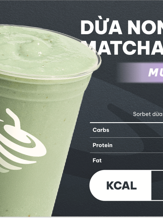 Dừa Non Matcha Whey Isolate