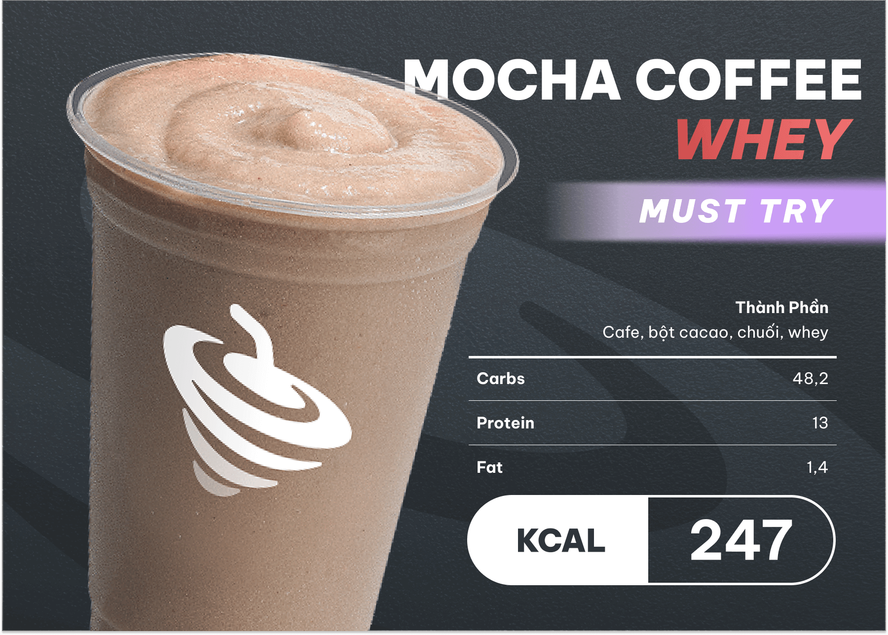 Mocha Coffee Whey Isolate