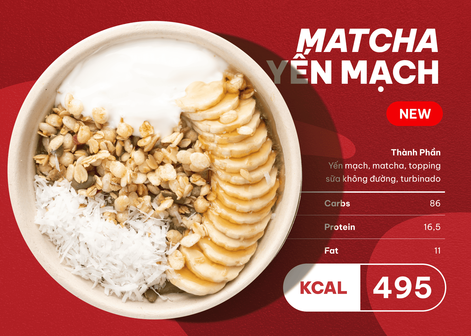 Matcha yến mạch