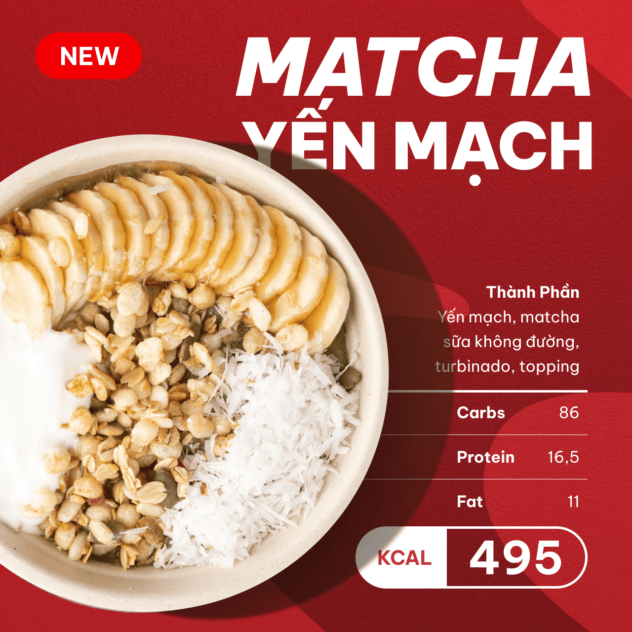 Matcha yến mạch